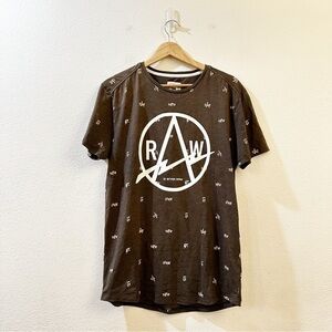 G-Star Raw Men's Avisar Round Neck T-Shirt Size Medium Green